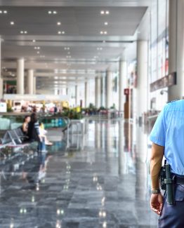 Security guard in airport